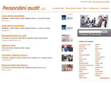 Tablet Screenshot of personalniaudit.cz